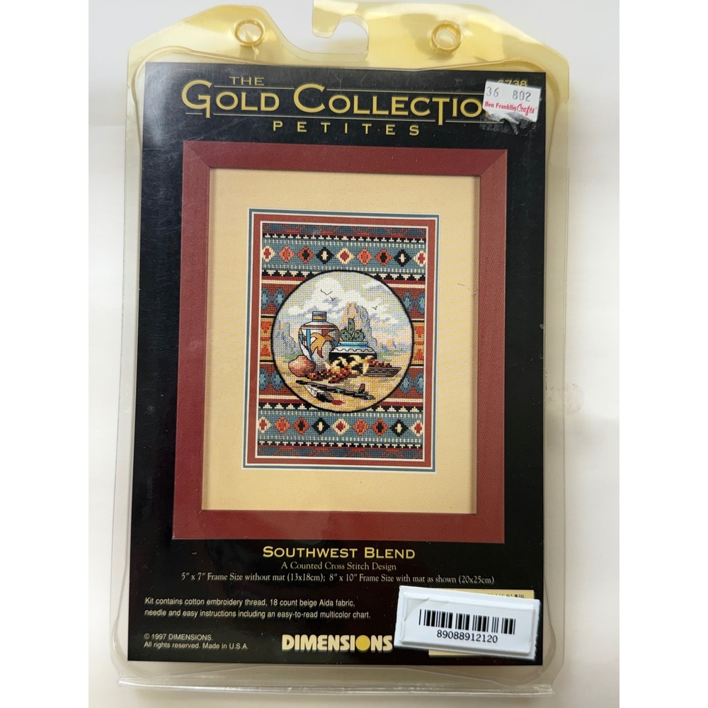 Dimensions Gold Collection Southwest Blend 6738 Counted Cross Stitch Kit